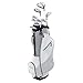 Wilson Ultra Womens Right Handed Complete Golf Club Set with Cart Bag, Gray/Mint