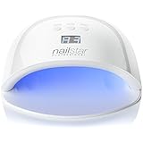 NailStar 24W UV LED Nail Lamp with 3 Timer Settings, LED Display and Auto Movement Sensor - Nail Dryer for UV Nail Polish and Nail Gel