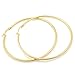 IDB Stainless Steel Big Hoop Earrings - Gold or Silver - 6 different sizes to choose from (Gold 1.9 inches (50mm))