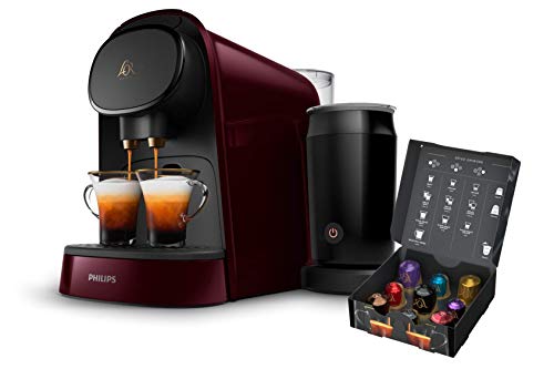 Philips L'OR Barista LM8014/80 Kaffeemaschine für Einzel-/Doppel-Kapseln, 19 bar, 1 l, Schwarz