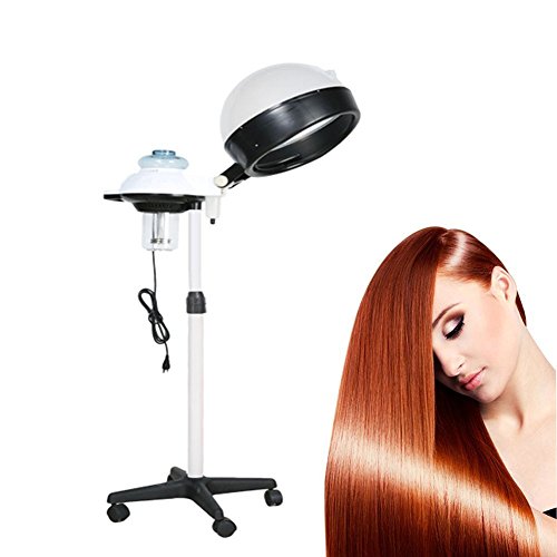 Click Here to See More Images Kaluo Professional Rolling Salon Hair Steamer Stand Salon Barber Equipment for Hair Dry Roller/ Hair Heater /Color Processor (110v)
