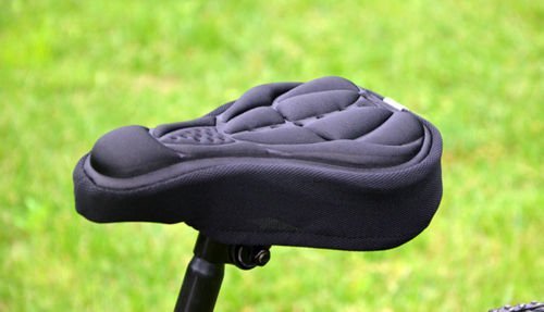 NEXIFY Bicycle Seat Cover (Black) Soft Gel Saddle Cushion