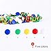 MROCO Thumb Tacks Colored Drawing Pins Color Plastic Round Head Pinks Office Thumbtack, Push Pin for Home, School, Sharp Steel Points 3/8 Inch,5 Color (Red,Blue,White,Green,Yellow) Box of 300