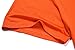 BELAROI Womens Comfy Swing Tunic Short Sleeve Solid T-Shirt Dress (3X, Orange)