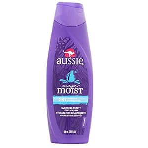 Image of Aussie Mega Moist 2-In-1 Shampoo 13.5 oz (Pack of 5)