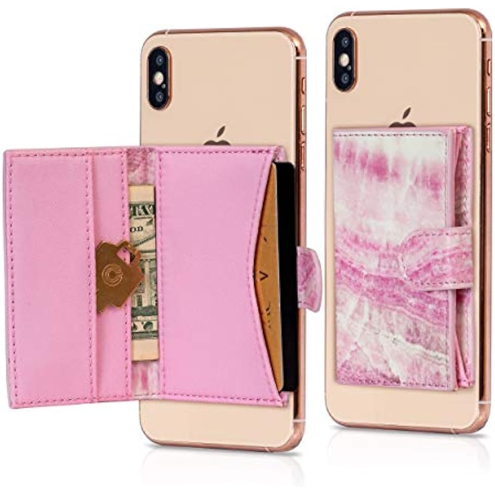 Cell Phone Card Holder Stick Wallet Pocket For IPhone, Android And All (Pink) eBay