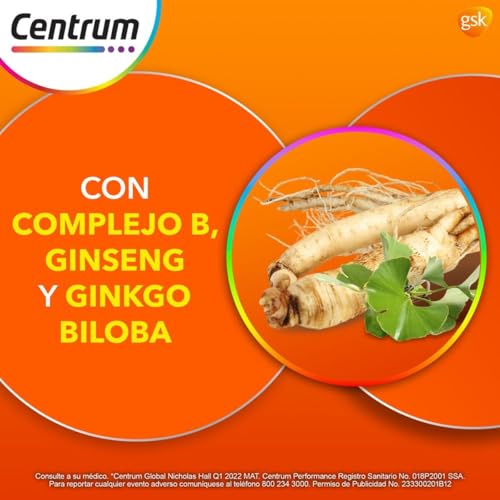 Centrum Multivitamínico Performance Frasco con 30 tabletas