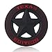 Dsycar 3D Metal Chrome Texas Edition Star Emblem Diameter 3