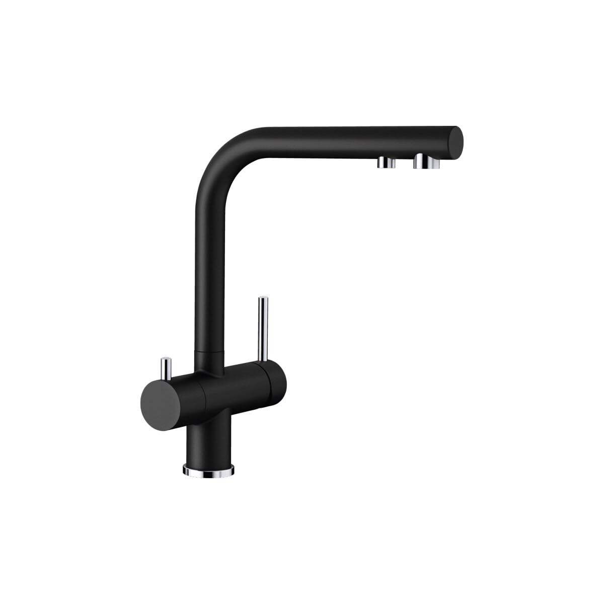 BLANCO Küchenspüle Fontas II - Black Kitchen Sink tap Made od Granite (Silgranit) with a Fixed spout II-526157