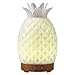 Essential Oil Diffuser -160ml Cool Mist Humidifier -7 Color LED Nihgt lamps -Crafts Ornaments All in One is The Round Rich Upgrade Whisper-Quiet Ultrasonic Ceramics Pineapple Humidifiers US120Vthumb 1
