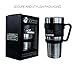 30 oz Insulated Stainless Steel Tumbler Travel Coffee Mug with Lid & Handle by Exxceed