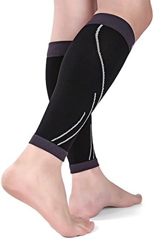 Day Tip Calf Compression Sleeve - Calf Brace - Leg Compression Socks for Helps Shin Splint with Men, Women and Runners - Calf Guard for Running, Cycling, Maternity, Travel, Nurses