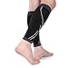 Day Tip Calf Compression Sleeve - Calf Brace - Leg Compression Socks for Helps Shin Splint with Men, Women and Runners - Calf Guard for Running, Cycling, Maternity, Travel, Nurses (Black, Medium)