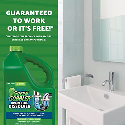 Green Gobbler Drain Clog Remover Toilet Clog Remover Dissolve Hair