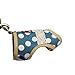 Yizhi Miaow Cat Harness and Leash for Walking Escape Proof, Adjustable Cat Vest Harness, Padded Stylish Cat Walking Jackets, Polka Dot Blue, X-Small