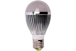 Klgeivb 940nM IR Illuminator, DIY Total Invisible E26 Light Bulb Lamp (3 High Power 3Watt LED), to Enhance Night Vision of IR Capable Cameras, for CCTV Clear Surveillance Images at Night