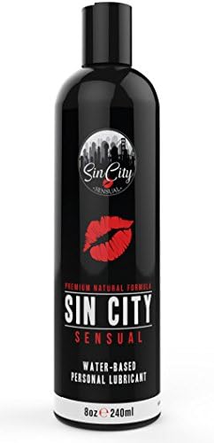 BLOWOUT! Premium Personal Lubricant - Sin City - Water-based Intimate Lube for Your Sins (8oz)