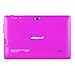 Alldaymall Tablets With Android 7'' Touchscreen Dual Camera, 1024x600 Resolution, Netflix, Skype, 3D Game Supported- Purple
