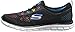 Skechers Sport Women's Harmony Fashion Sneaker,Black/Multi/Mesh/White Trim,7.5 M US