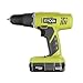 Ryobi ZRP1810 18V One Plus Cordless Lithium-Ion 3/8 in. Starter Drill Driver Kit (Renewed)