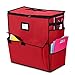 ProPik Christmas Storage Organizer, Gift Bags, Bows, Ribbons and Wrapping Accessories Container (Red)