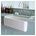 ROHL RC3018WH Single Bowl Farmhouse Apron Front Fireclay Kitchen Sink