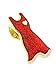 PinMart Glitter Red Dress American Heart Month Enamel Lapel Pin