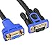 VGA Extension Cable 10 Feet SVGA Male to Female Cable M/F Gold Plated Connector Supports 1080p HD Display for PC, HD TV, Projector, etc