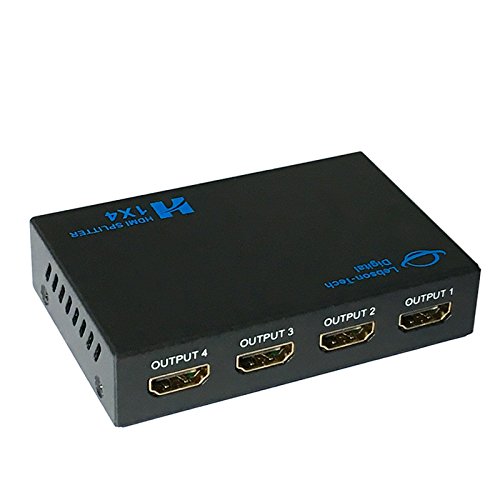 Lebson-Tech-1-in-4-out-HDMI-Splitter-Amplifier-Repeater-Full-HD-1080P-1X4-Port-Box-Hub-with-US-Adapter-v14-Powered-Certified-for-3D-Support