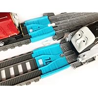 TrainLab Take-n-Play to Trackmaster (2014) Train Track Adapter for Thomas and Friends Railway (Light Blue)