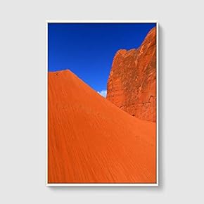 Framed Canvas Home Artwork Decoration Desert Canvas Wall Art for Living Room, Bedroom - 16x24 inches