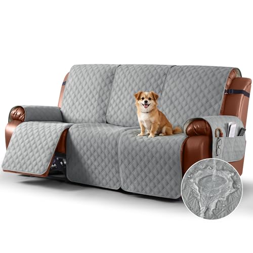 Ruaozz Waterproof Recliner Couch Covers Non-slip Sofa