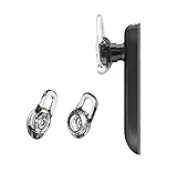 Easytle Set 3pcs SML Earbuds 2pcs Earhooks Medical Grade Silicone for Plantronics Voyager Edge Marque M155 Marque2 M165 Savor M1100 M100 M55 M28 M25 Headset Bluetooth Wireless Headset Earloops Earclips Eargels Eartips Ear Hook Loop Clip Bud Gel