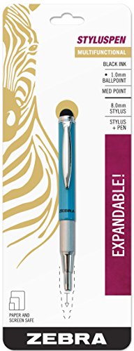 Zebra telescopic stylus pen, ballpoint, 1.0mm, black in…