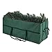 Elf Stor Heavy Duty Canvas Christmas Tree Storage Bag with Straps, fits up to 7.5 ft Tree, Green