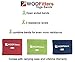 WODFitters Professional Latex Resistance Bands Set of 5' Long Bands for Lower Body, Upper Body, and Core Exercise, Physical Therapy, Yoga, Pilates, at
