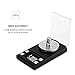 Digital Milligram Pocket Scales 0.001g x 50g, Newest High Precision Jewelry Scale Digital Weight, Mini LCD Pocket Lab Scale with Calibration Weights Tweezers and Weighing Pans