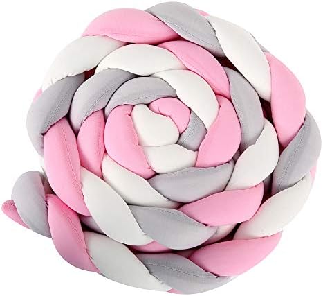 Lovestory Jpベビーベッドガード サイドガード 抱き枕 2m ノットクッション ベビー 赤ちゃんベッドバンパー ソファー ベビーベッドフェンス可愛い 織り 出産祝い 保育園寝具 撮影小物 部屋飾り プレゼント ロング ファクトリーアウトレット 結び目 B 北欧