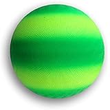 Toys+ 8.5 Inch Playground Balls Green Rainbow Ball! Perfect Size for Kickball, Dodgeball, and Many Other Outdoor Games!!