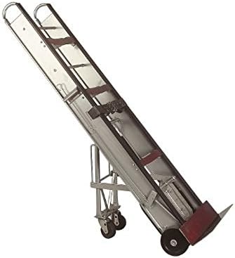 Stevens MRTM-66 ApplianceTruck (Aluminum) Single Strap Auto Rewind Ratchet (Magnesium)(500# Cap.) 66" Tall / 6" Wheels