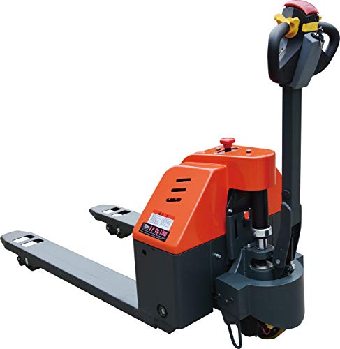 PEC Electric Pallet Jack Truck,Heavy Duty 3300Lb Capacity 64x27x46inch