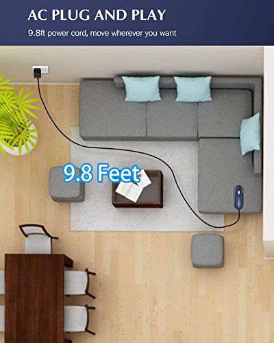 BEAUTURAL Portable Fabric Shaver and Lint Remover with 2-Speeds, Adjustable Shave Height, Dual Protection for Your Clothes, Quickly and Effectively Remove Fluff, Lint, and Bobbles (Upgraded)