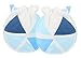 Adeimoo Baby Cotton Gloves Autumn Newborn Infant Toddler No Scratch Mittens for 0-3 months (6 pair A)