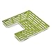 Joseph Joseph SinkSaver Adjustable Sink Protector Mat Two Grid Sections Fits Different Drain Positions Non-Slip, Green