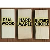 60 Premium Quality Maple Fingerboard Wood Veneer Pieces (2" X 4.5"). 36 Straight Cut 24 Cross 1/42" Thick Pre Cut