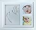 My Mini Moe Newborn Baby Handprint Kit & Footprint Photo Frame. Shower Registry Gifts for Girls & Boys Craft Clay Mold Gift Set for Babys Infant & Kids Personalized Nursery Decor Keepsake Box Ideas