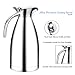 XuCoo Coffee Pot Stainless Steel 68 oz/2 Liter, 18/10 Stainless Steel Coffee Thermos - Double Walled Vacuum Carafe Insulated