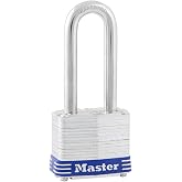 Master Lock 3DLH Outdoor Padlock with Key, 1 Pack