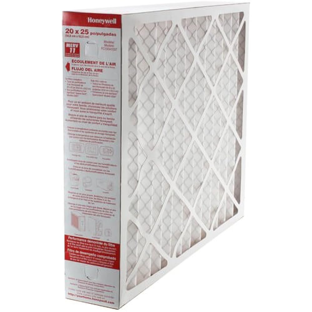 Honeywell FC100A1037 Ultra Efficiency Air Cleaning Filter, 20X25Inches