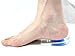 Faswin 2 pairs Grade Gel Heel Pad Silicone Cups Ankle Heel Pain Relief Cushion Shock Absorb Support